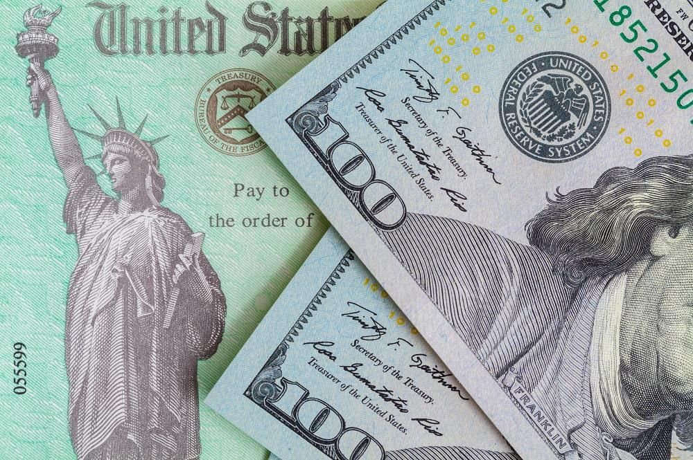 Tax Return Check and Money