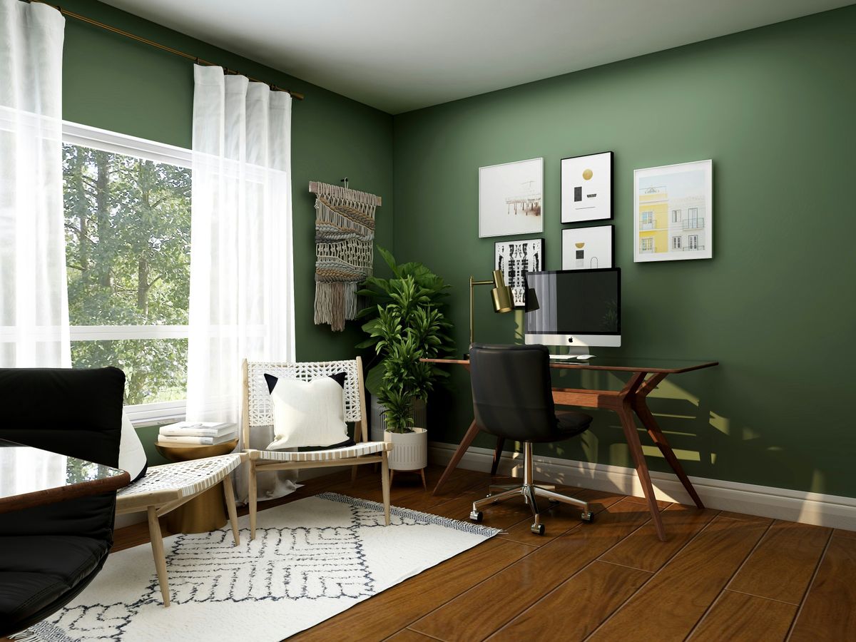 A great home office is calming and inspiring