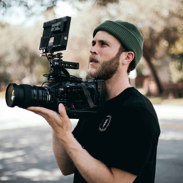 A man doing videography as a side business