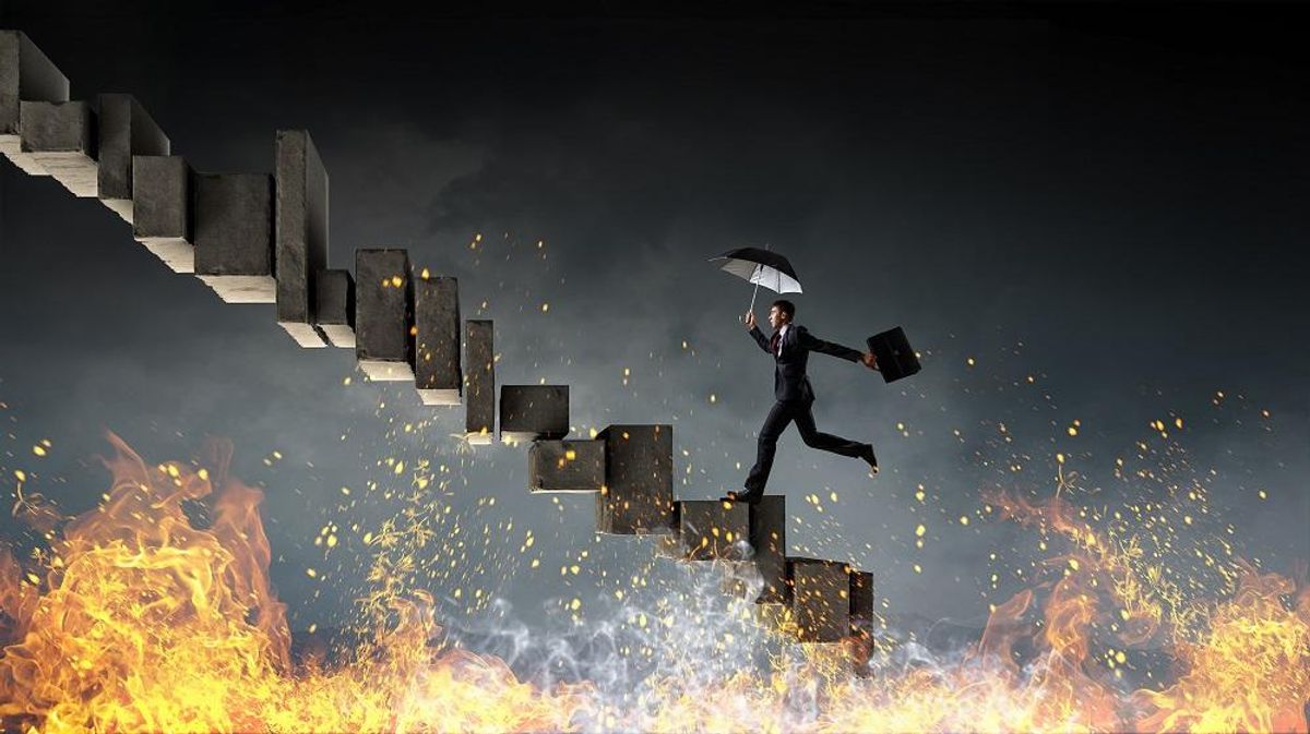 A risk-taker in business