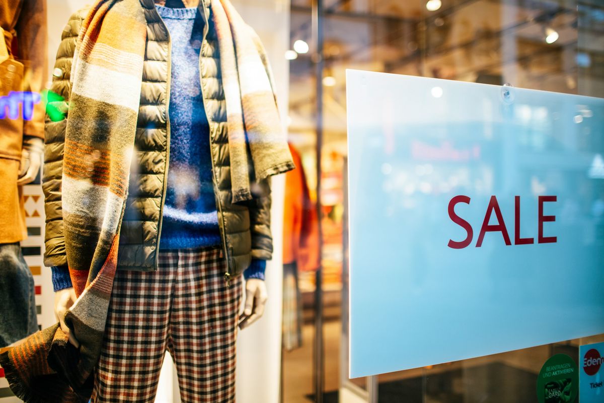 A small business having a sale on Black Friday