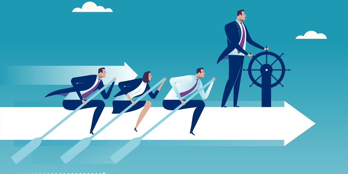 A team and introverted leader work together