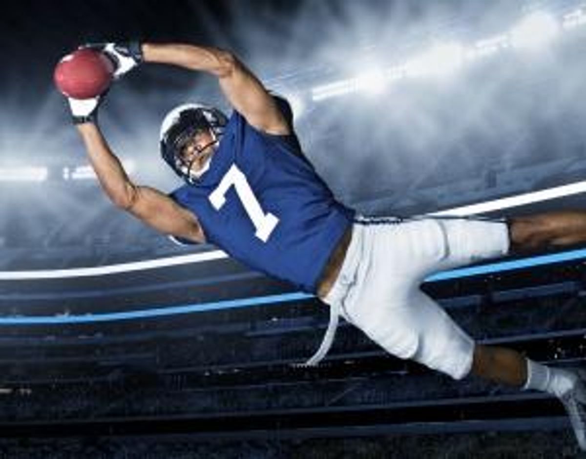 American Football Touchdown Catch