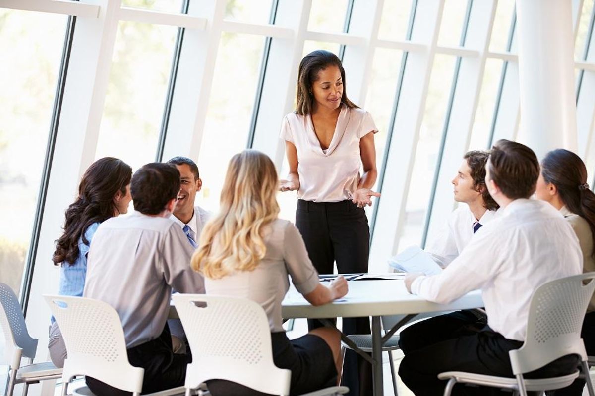 An on-track business meeting is more productive