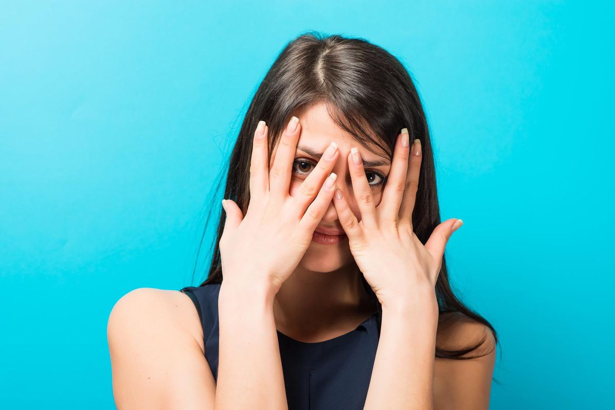 annoyed woman