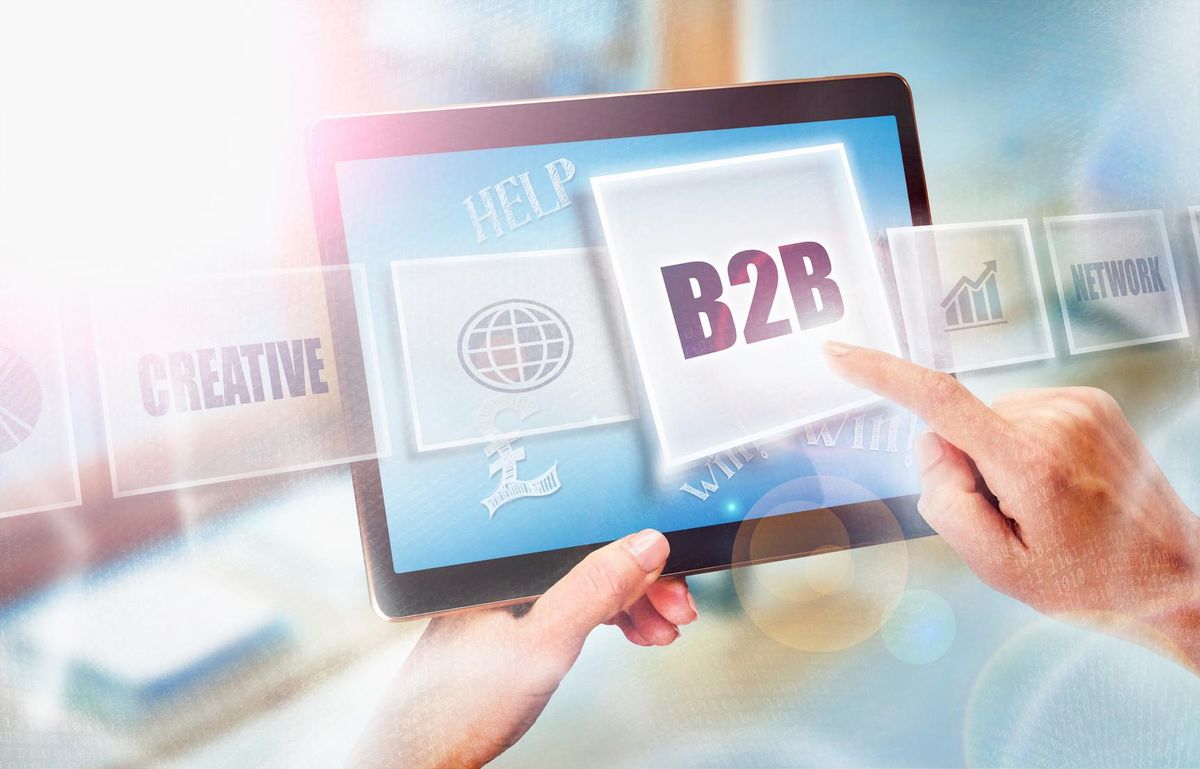 B2B business concept