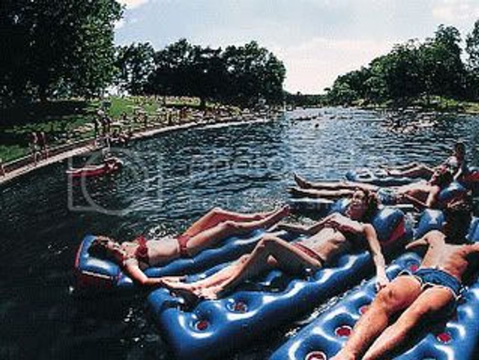 Barton Springs - constant 68 degress open year round