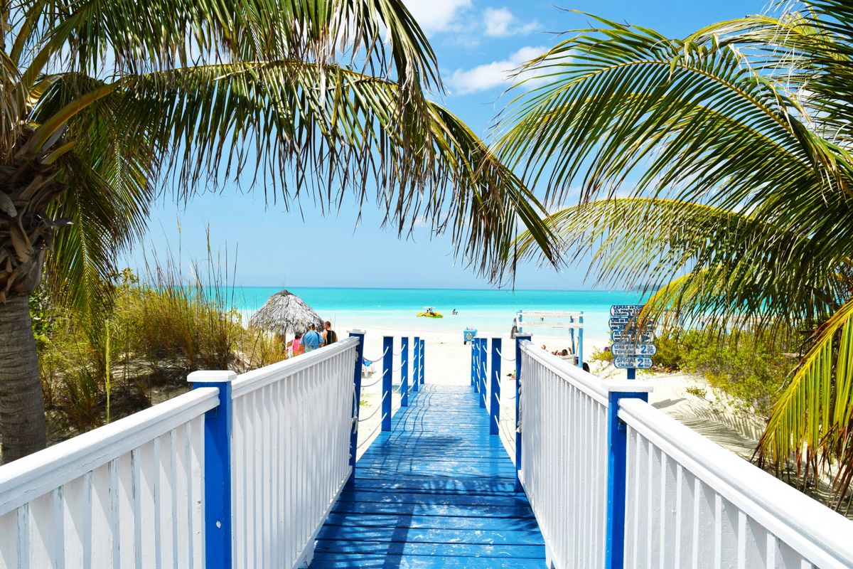 Beautiful beach on vacation