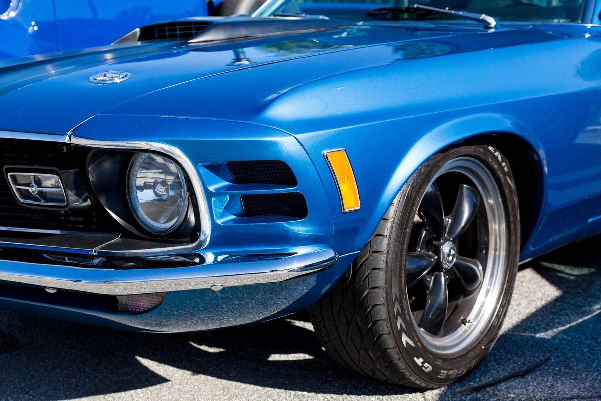 Blue Mustang