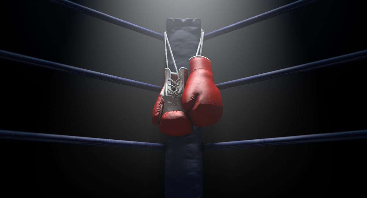 Boxing gloves belonging to one of the top boxers of all time