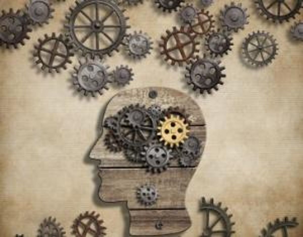 Brain mental activity, psychology, invention and idea