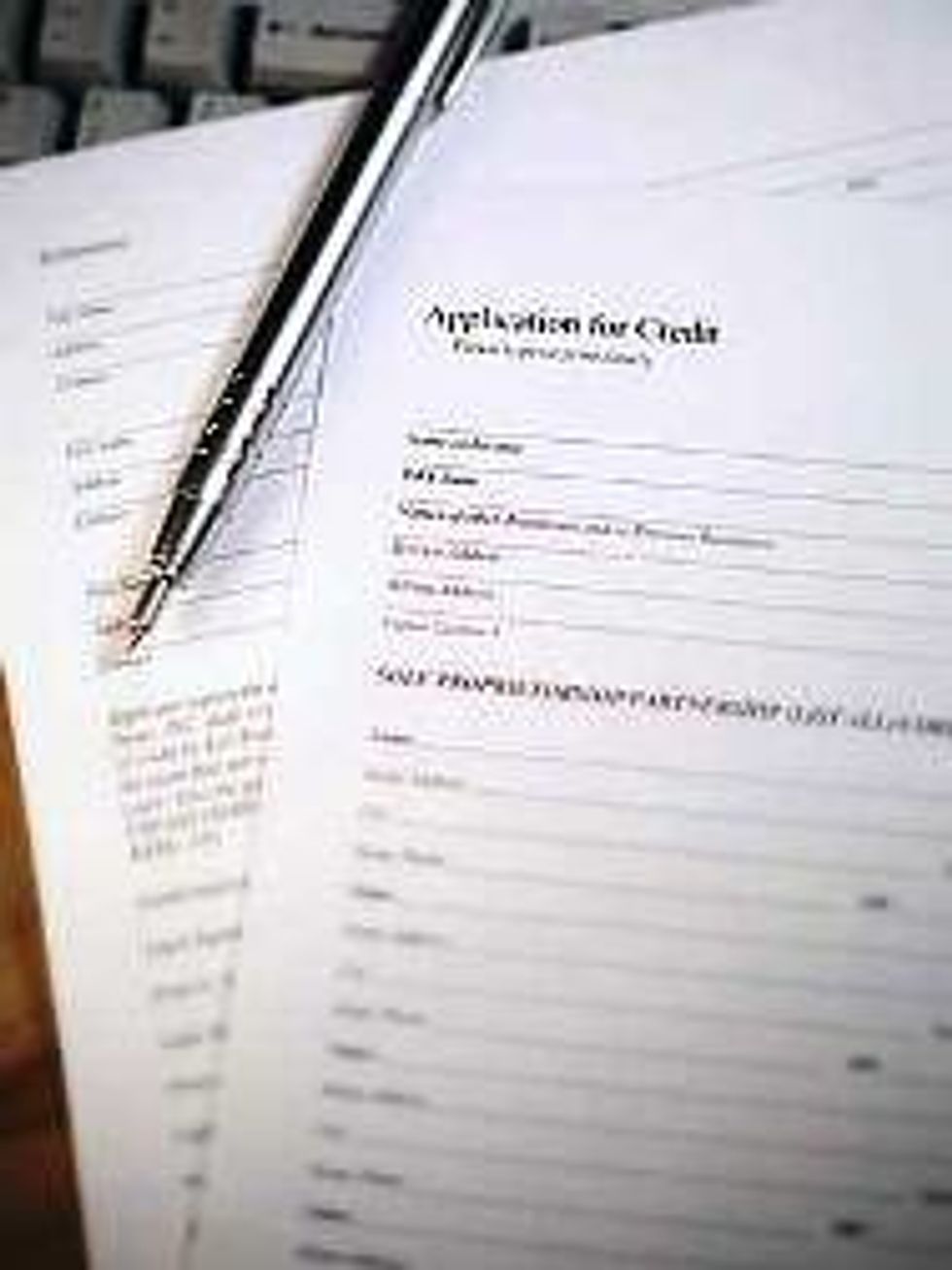 business credit application
