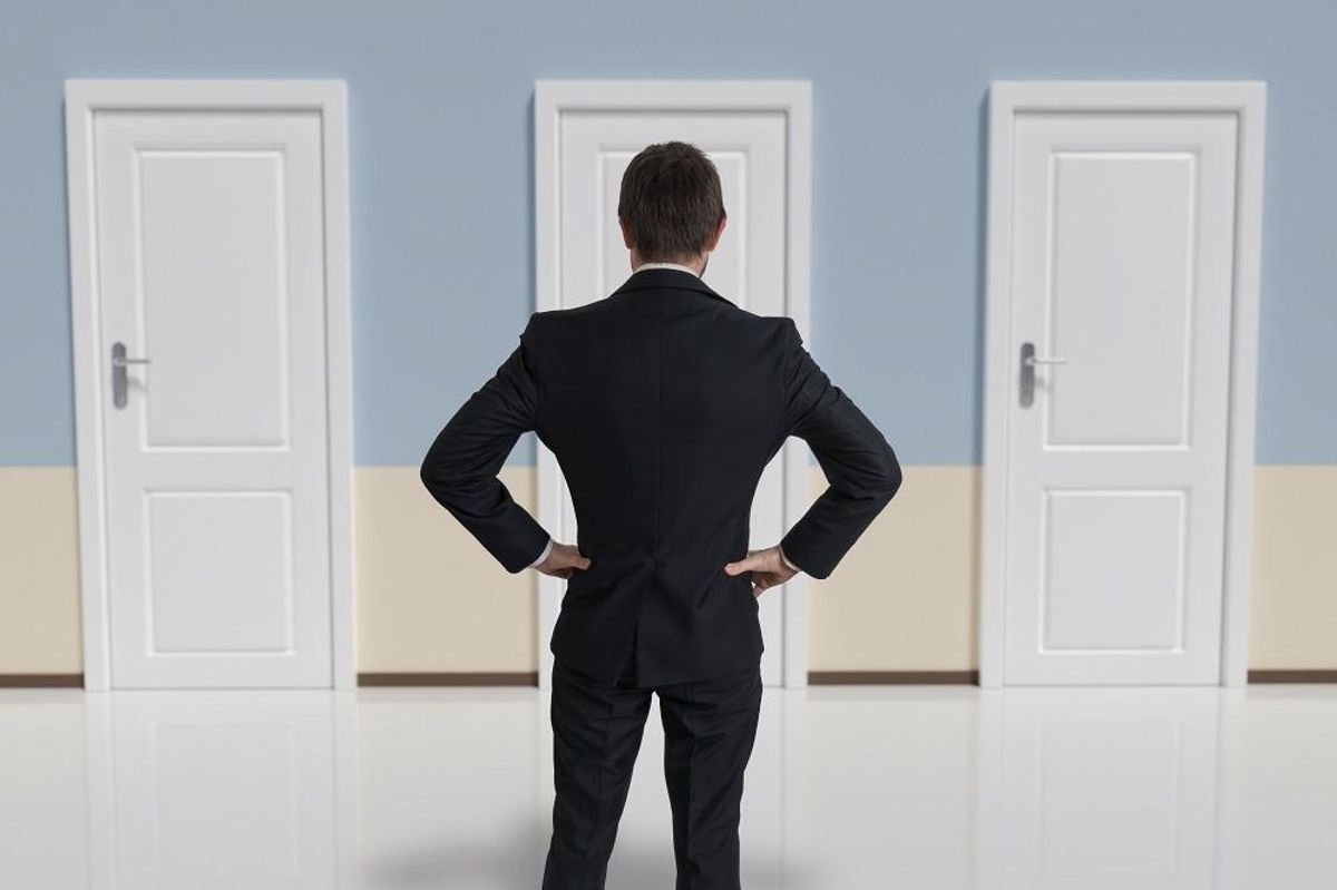 Business decision concept