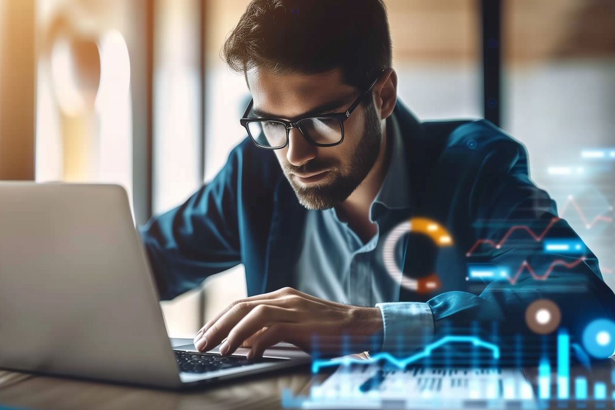 business owner using sales analytics tools to boost sales numbers - Business Help and Advice Sales Analytics