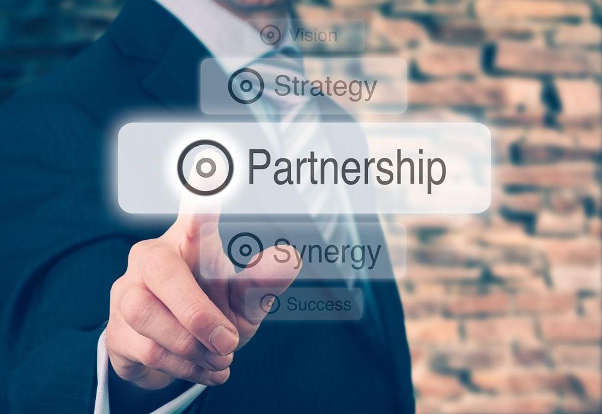 Business partnership Concept