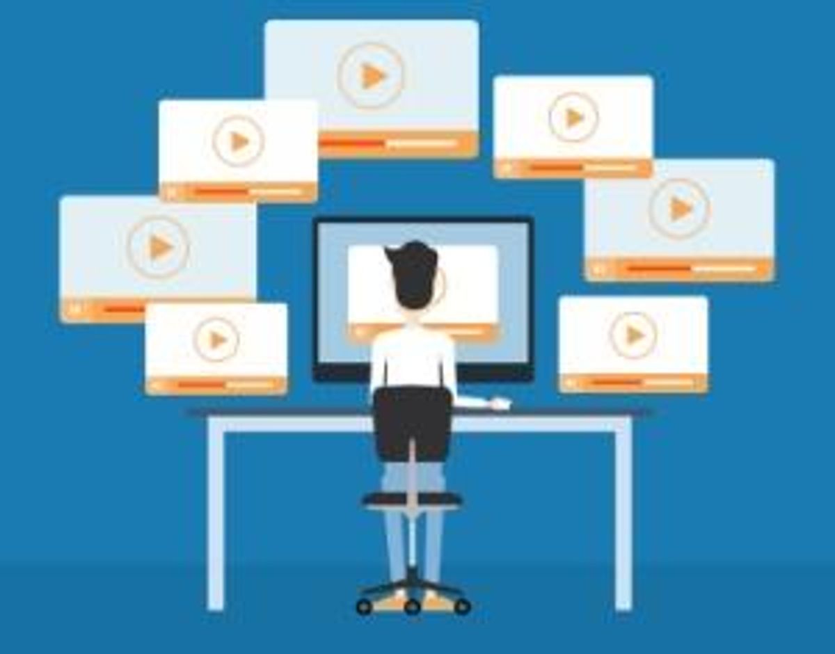 business video marketing content online concept