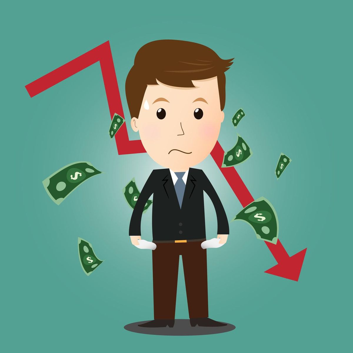 businessman lost his money