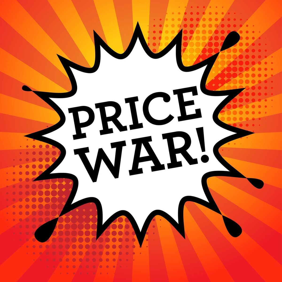 Comic book text Price War