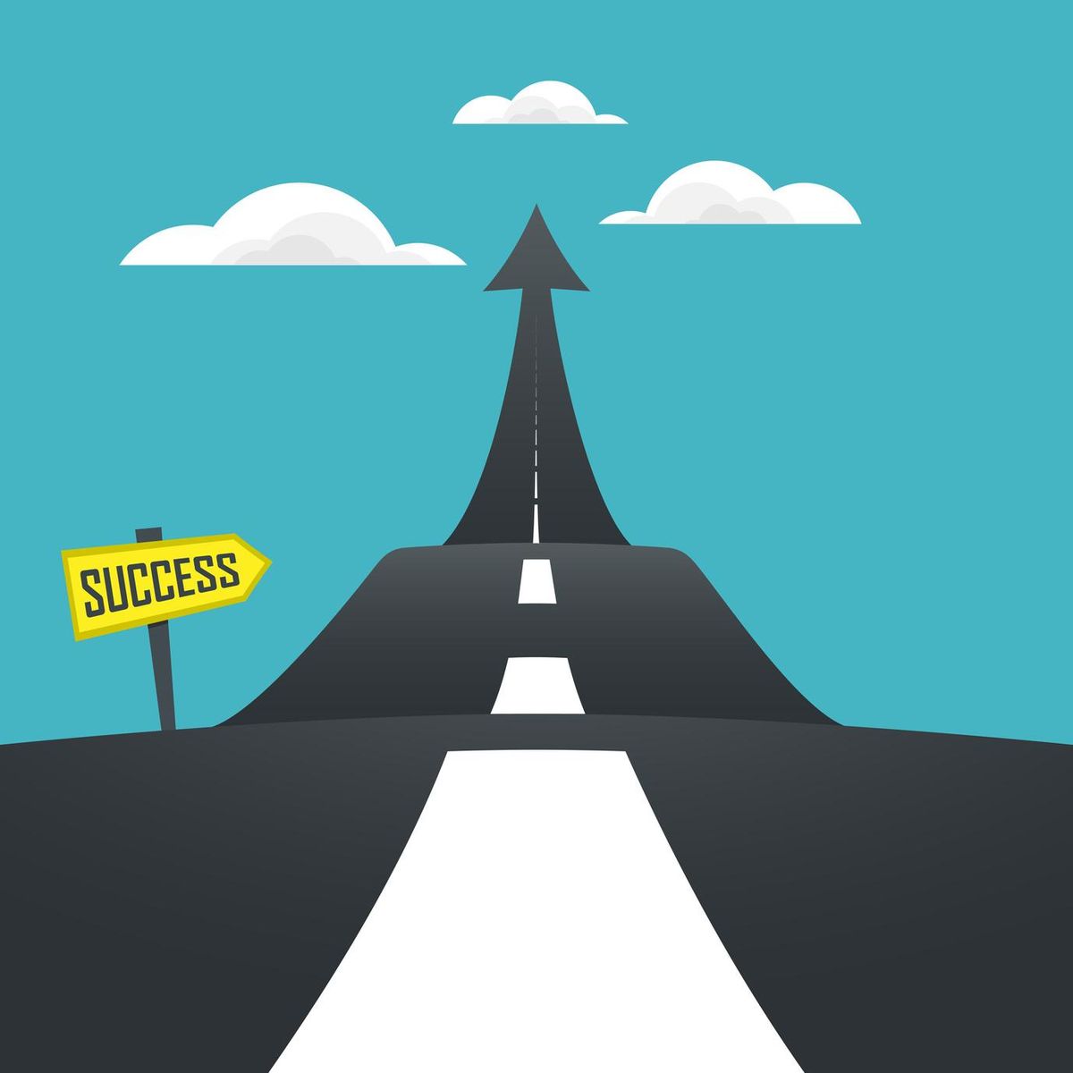 Concept of the road to success