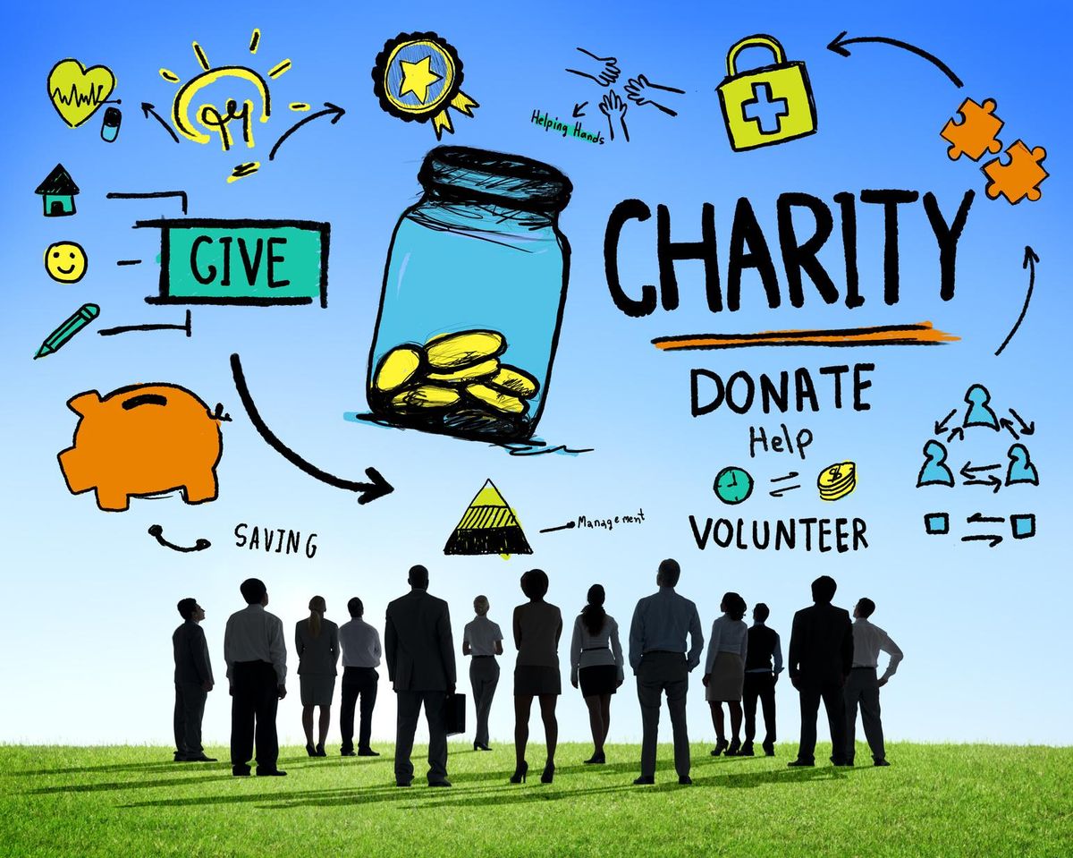 Corporate charity concept