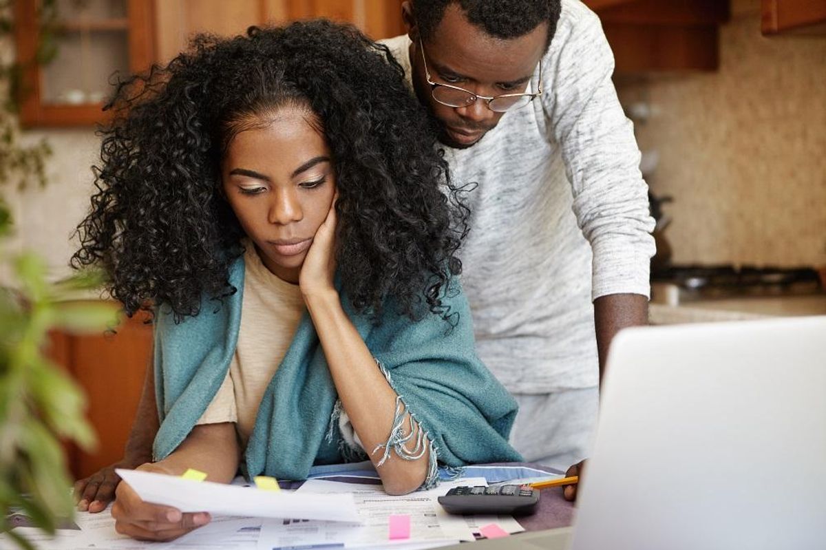 couple having many debts