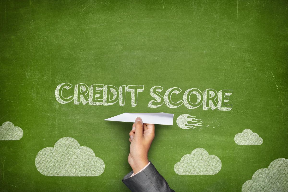 Credit score concept