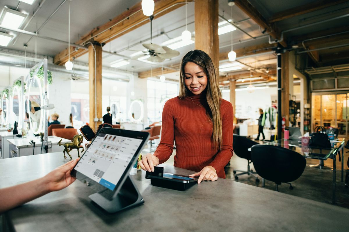 Customer having a good small business experience