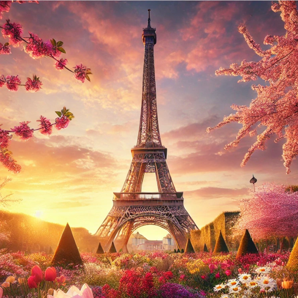 DALL-E generated image of the Eiffel tower