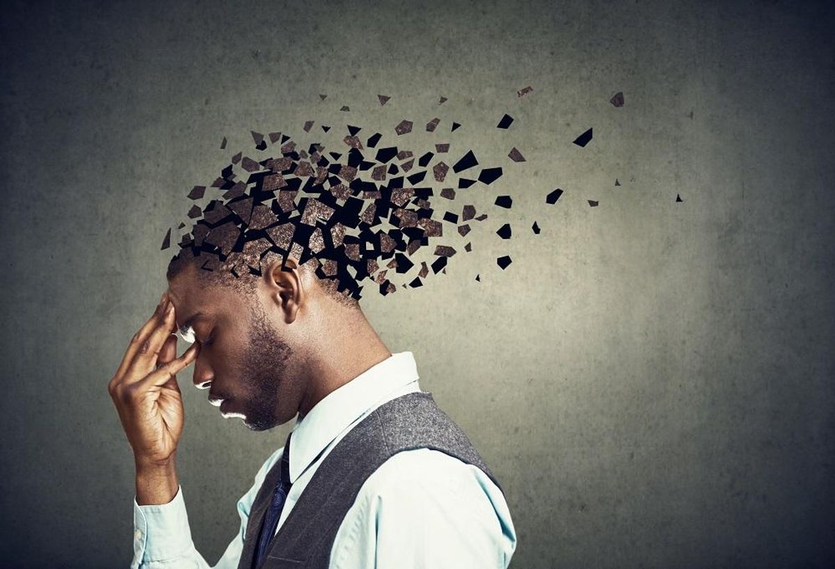 decreased mind function