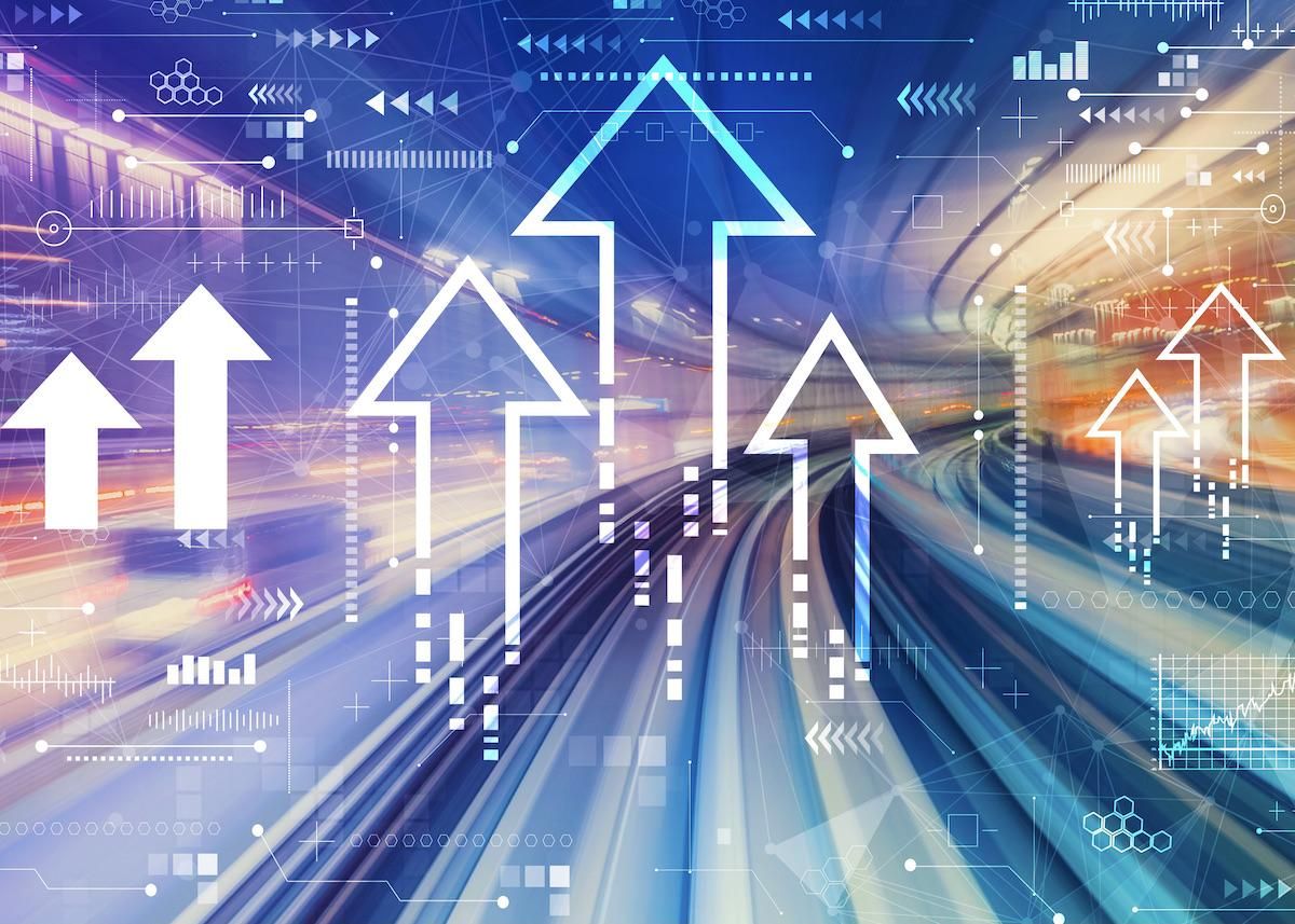 digital hyper-growth concept