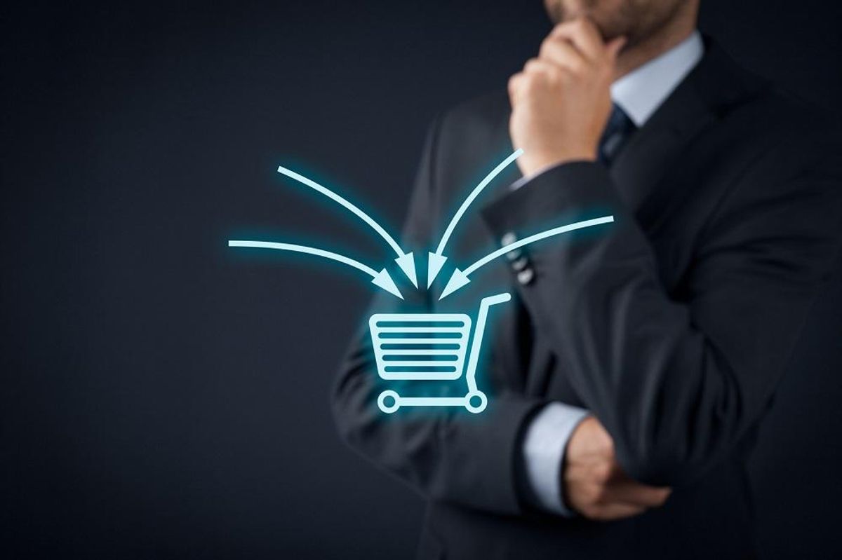 E-commerce marketing concept