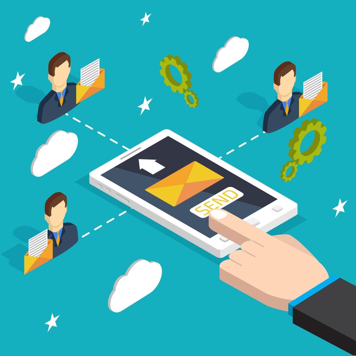 Email marketing concept