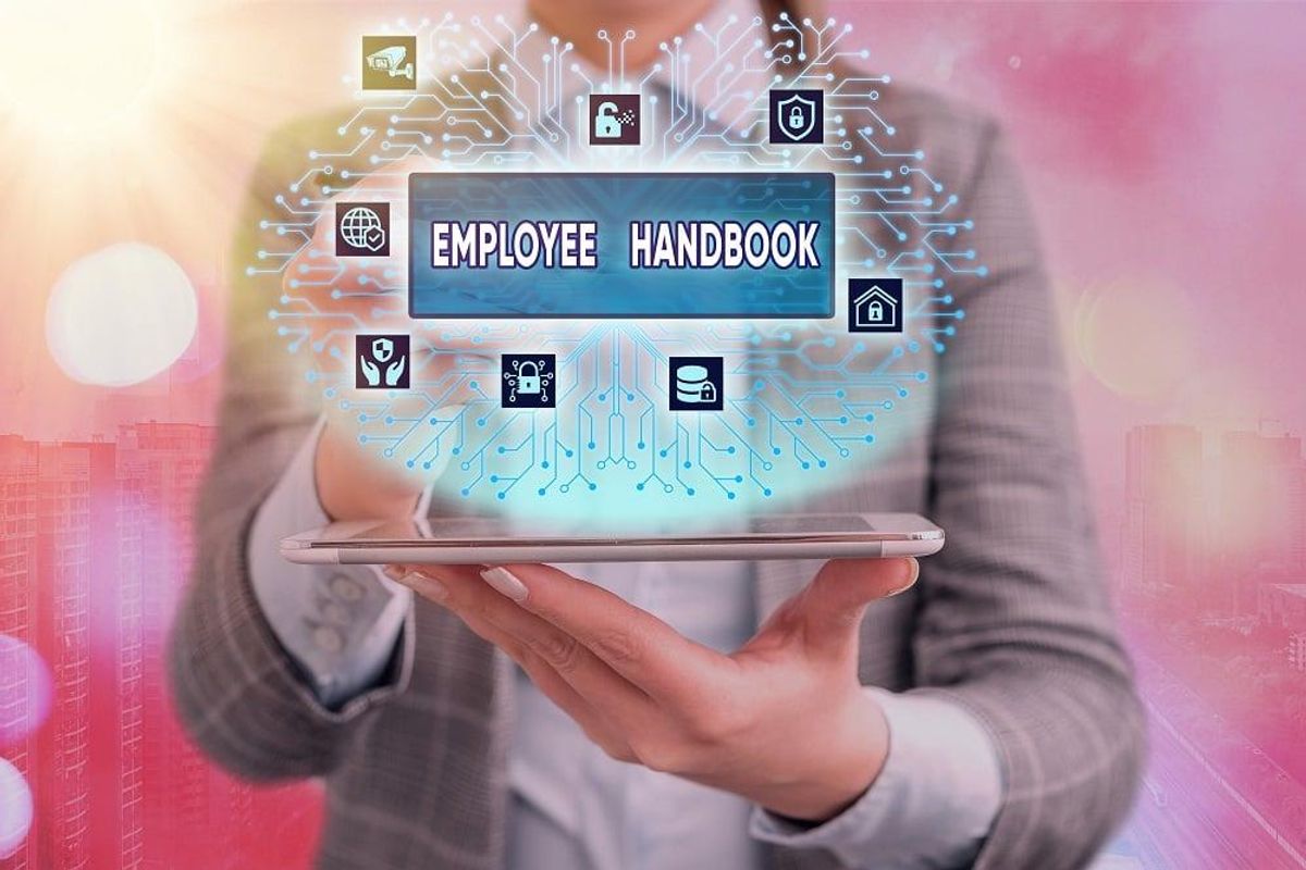 Employee Handbook coincept