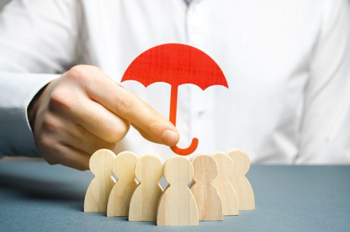 Employee insurance concept