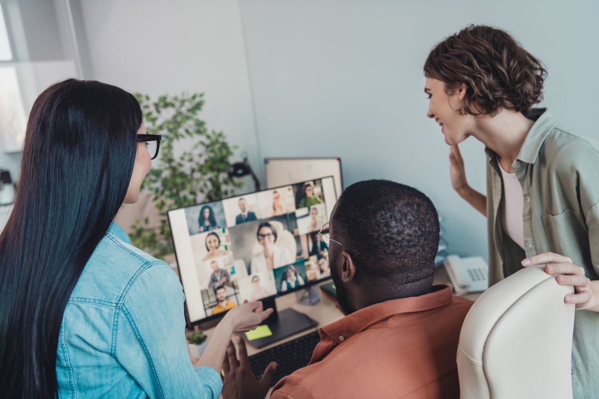 Employees in a Hybrid Workplace