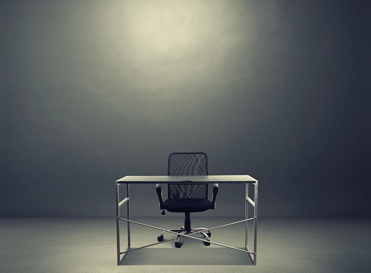 empty desk