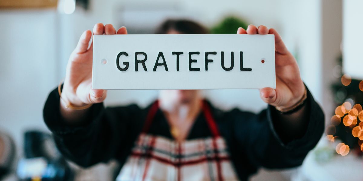 entrepreneur is grateful for progress