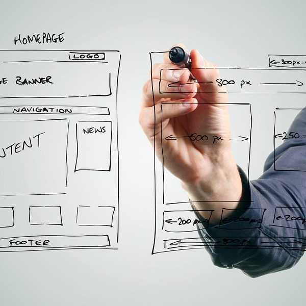 Entrepreneur optimizing his website's landing page to comply with ADA