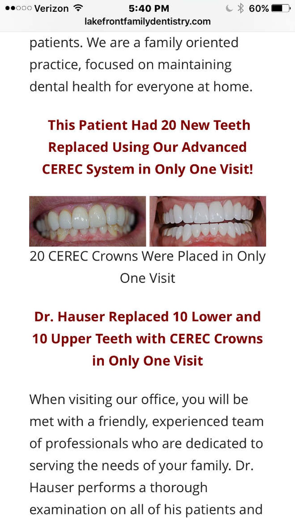Example of Before and After Photos to increase conversions