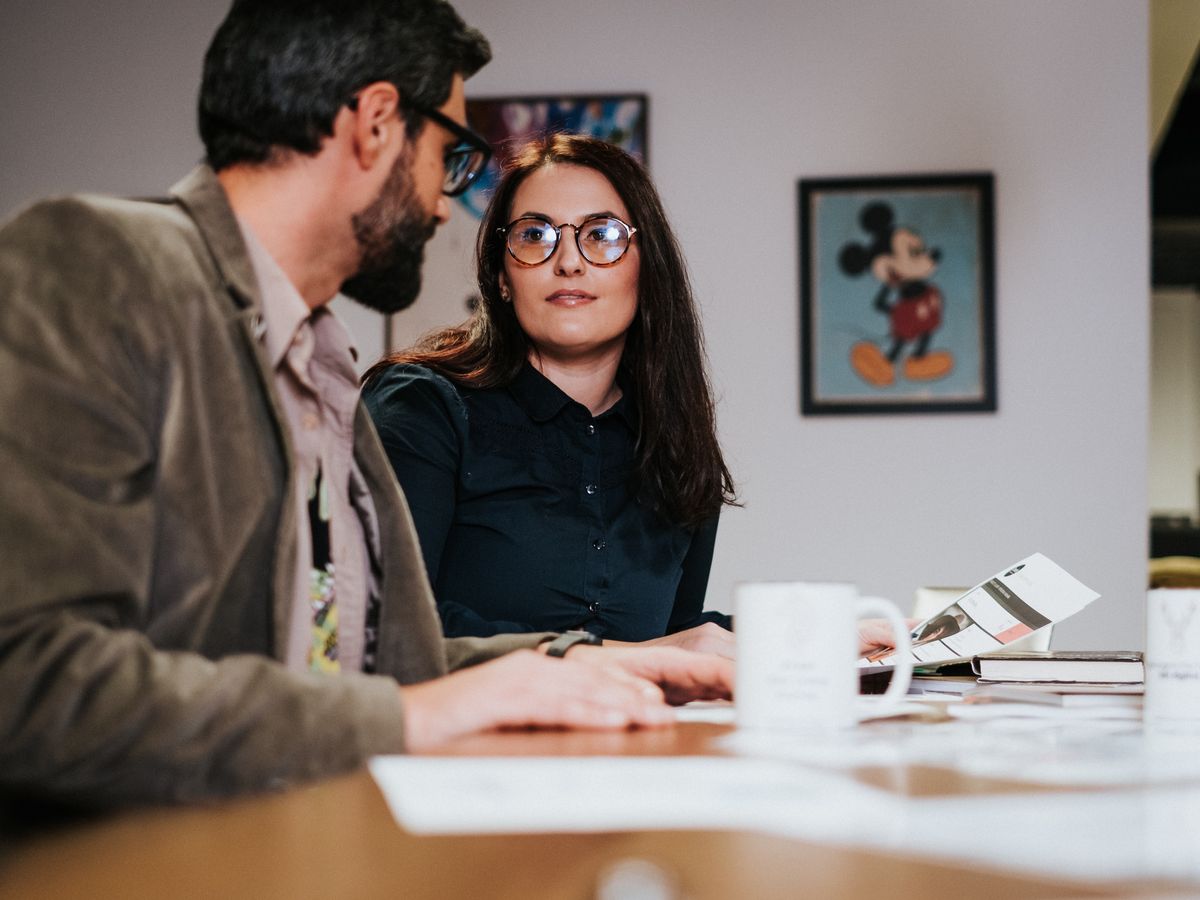 Family members working at a small business
