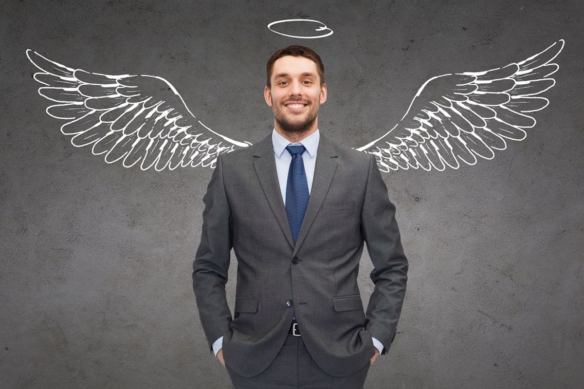 Finding an Angel Investor concept