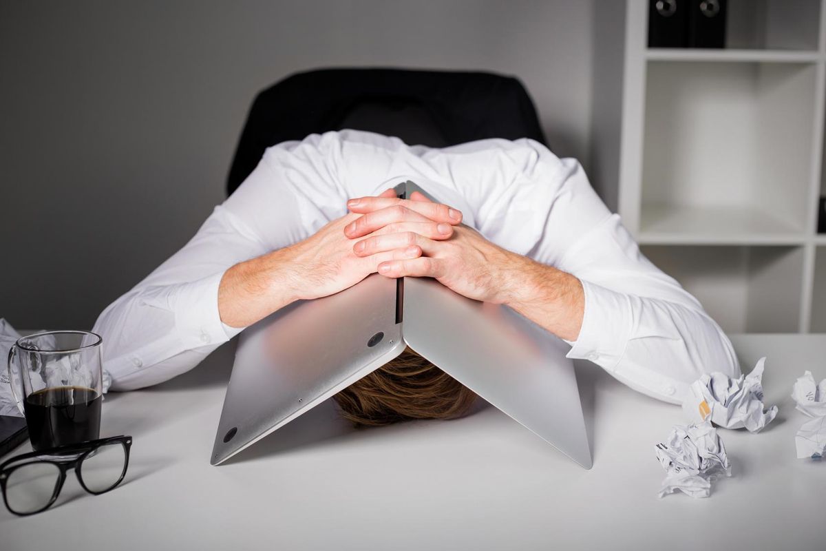 frustrated man