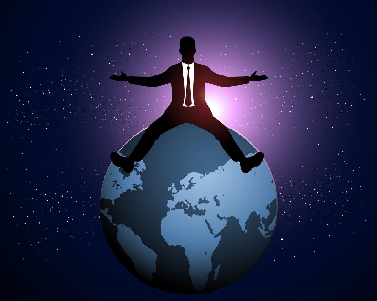 Global businessman