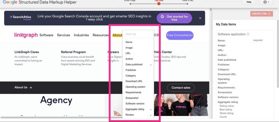 Google's Structured Data Markup Helper