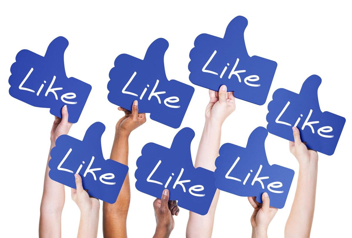 Hands Holding Thumbs Up Symbol