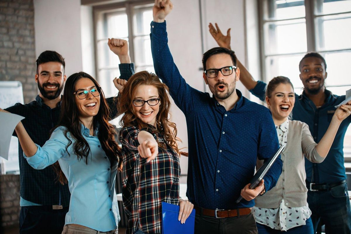 Happy employees