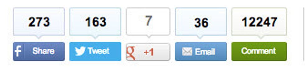 high social share counts