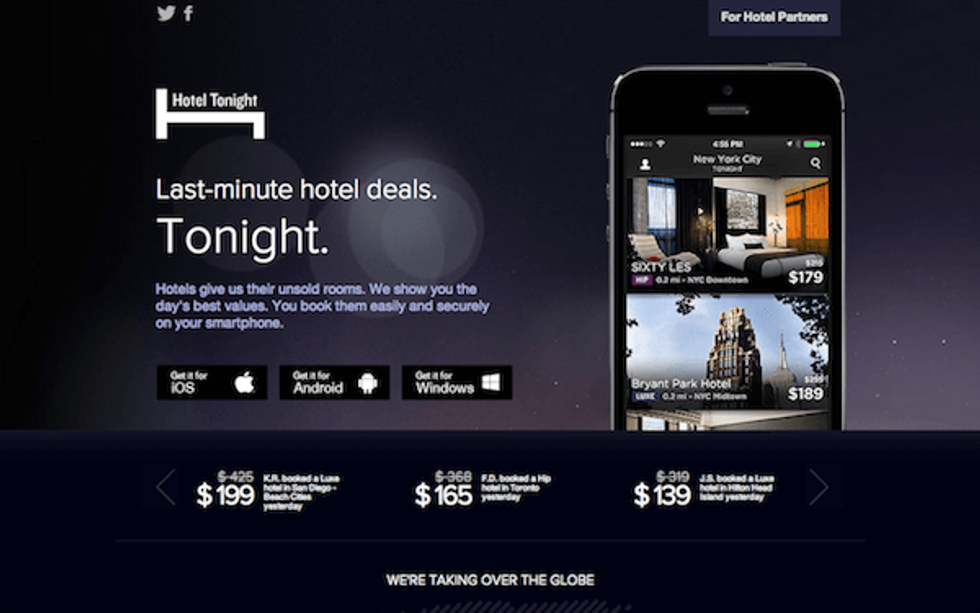 Hotel Tonight screenshot