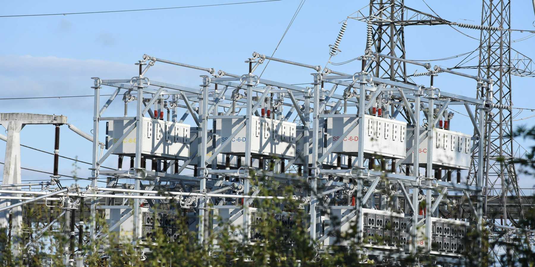 Image of a transformer on the electrical grid