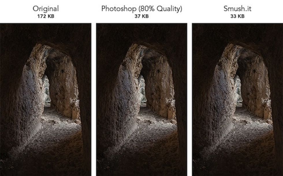 image optimization example
